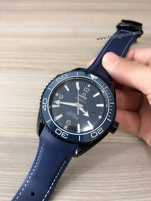 歐米茄高端手錶 OMEGA複刻海馬海洋宇宙600米三針男士腕表  gjs1961
